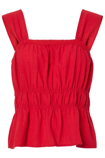 Pieces Top PCTOHIME SL TOP LACE TAPES WVN 17165103 ADRENALINE RUSH