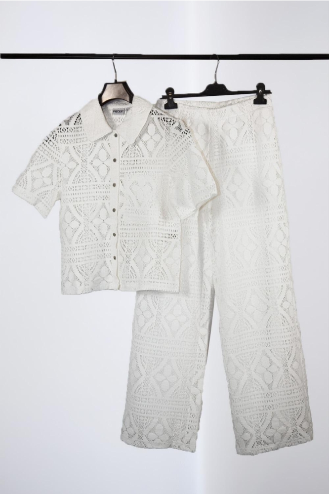 Pieces witte dames blouse | Unique Selling Point