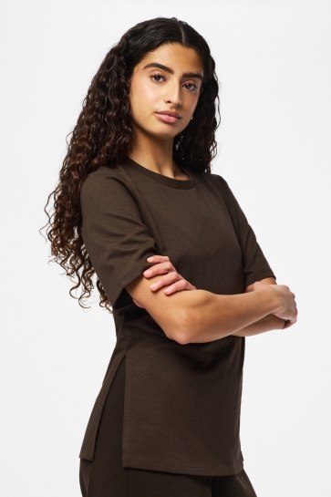 Pieces pcskylar ss split tee jrs bc Bruin