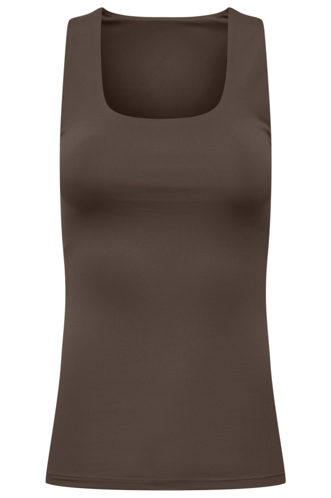 Only bruine dames top | Vooraanzicht