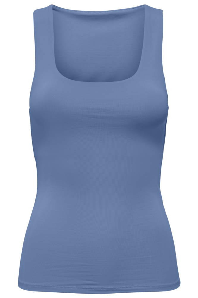 Only blauwe dames top | Vooraanzicht