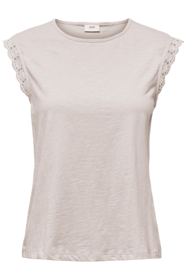 Jacqueline de Yong jdysalva life s/l crochet top jrs n Beige