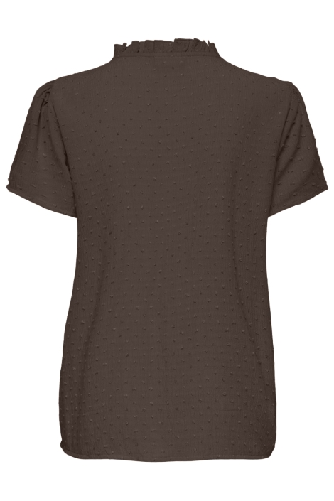 Jacqueline de Yong bruine dames blouse | Achteraanzicht