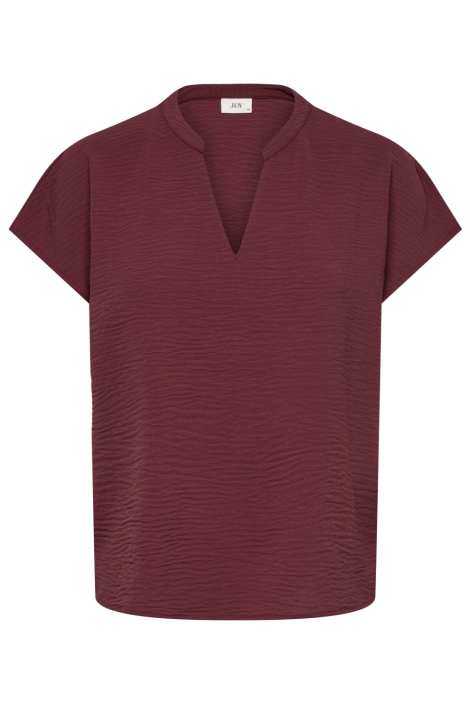 Jacqueline de Yong bordeaux dames t-shirt | Vooraanzicht
