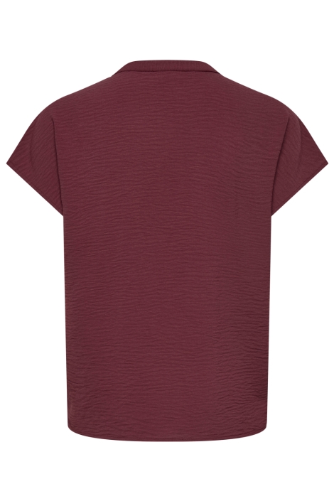 Jacqueline de Yong bordeaux dames t-shirt | Achteraanzicht