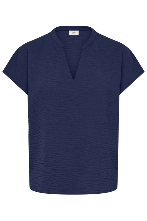 Jacqueline de Yong blauwe dames t-shirt | Vooraanzicht