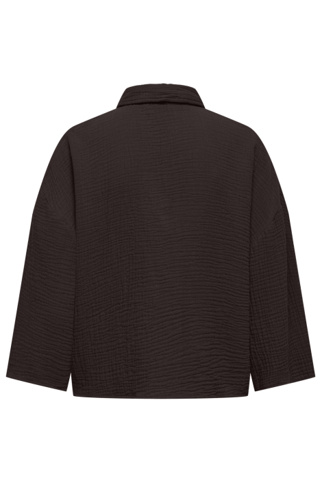 Jacqueline de Yong bruine dames blouse | Achteraanzicht