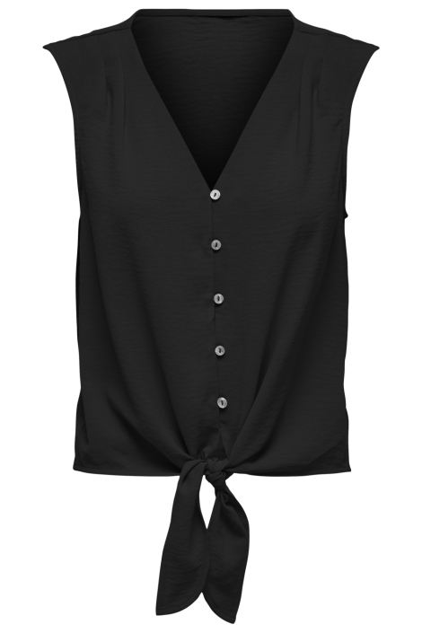 Jacqueline de Yong zwarte dames top | Vooraanzicht