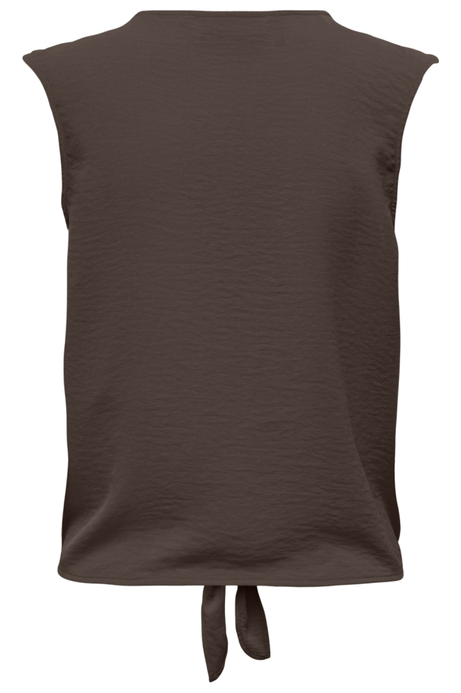 Jacqueline de Yong bruine dames top | Achteraanzicht
