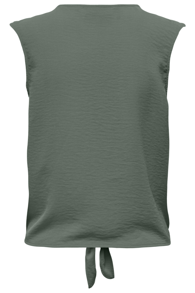 Jacqueline de Yong groene dames top | Achteraanzicht