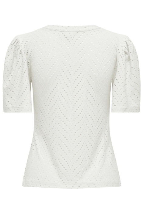 Jacqueline de Yong witte dames t-shirt | Achteraanzicht