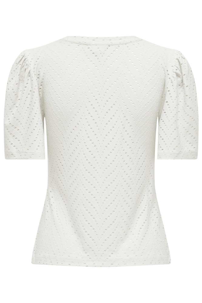 Jacqueline de Yong witte dames t-shirt | Achteraanzicht