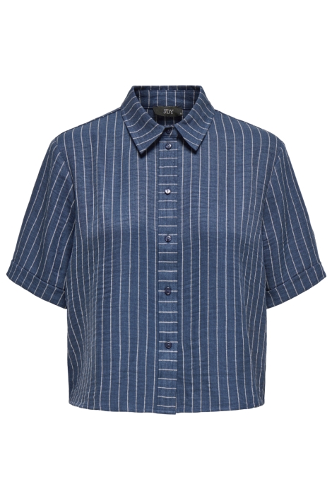 Jacqueline de Yong blauwe dames blouse | Vooraanzicht