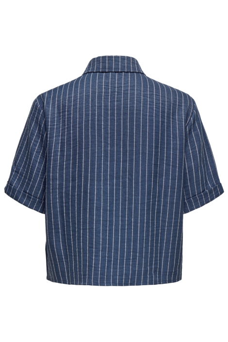 Jacqueline de Yong blauwe dames blouse | Achteraanzicht