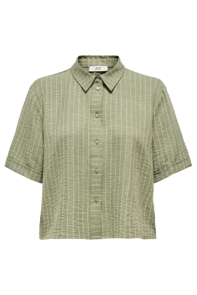 Jacqueline de Yong groene dames blouse | Vooraanzicht