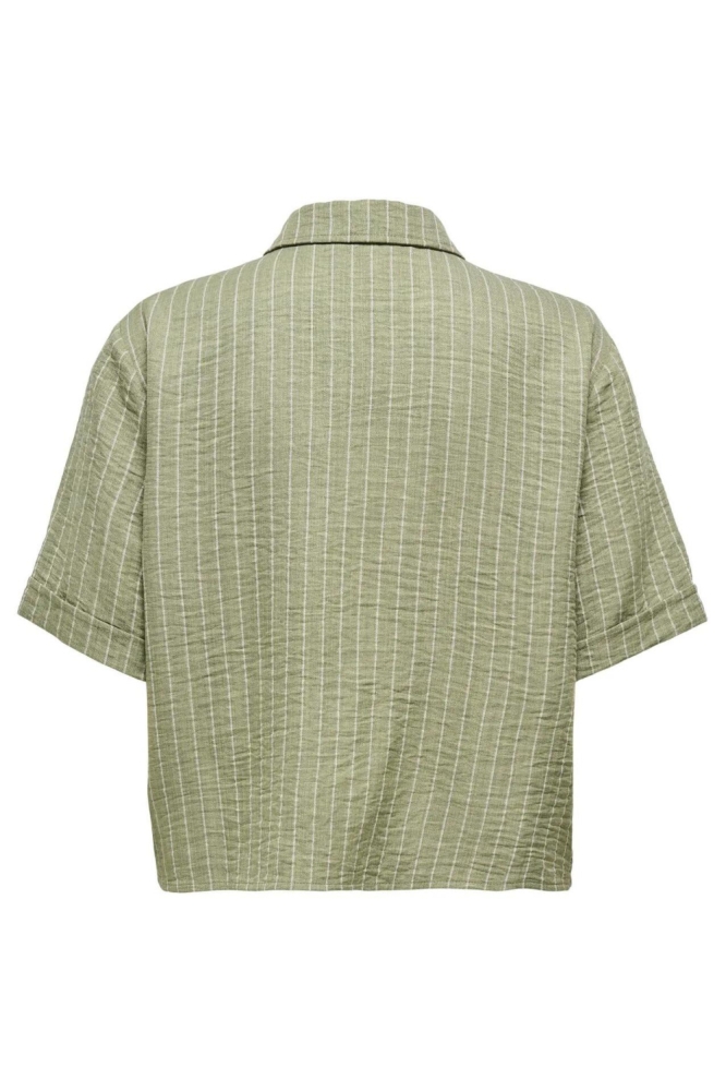 Jacqueline de Yong groene dames blouse | Achteraanzicht