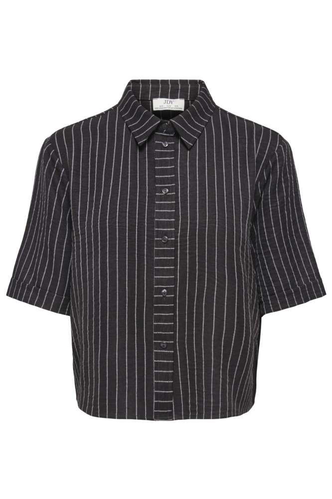 Jacqueline de Yong zwarte dames blouse | Vooraanzicht