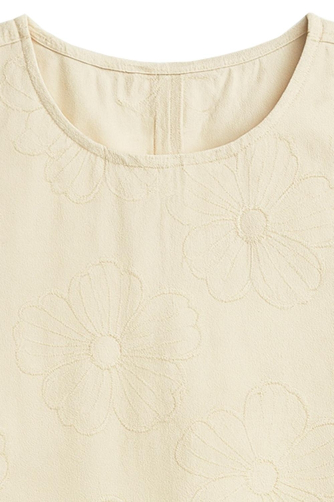 Jacqueline de Yong ecru dames top | Close up