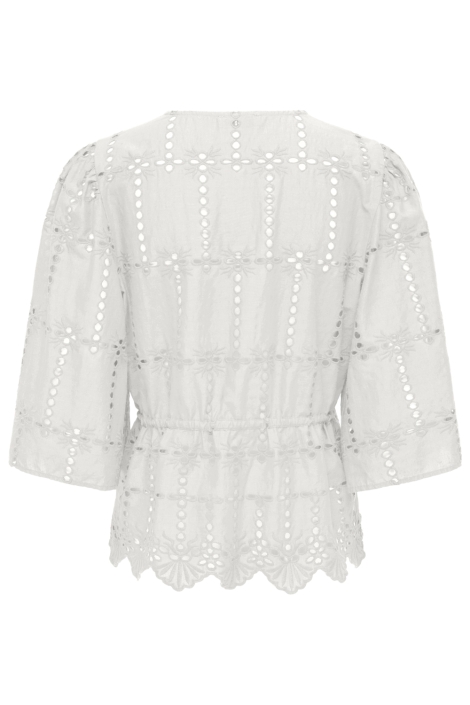 Jacqueline de Yong witte dames blouse | Achteraanzicht