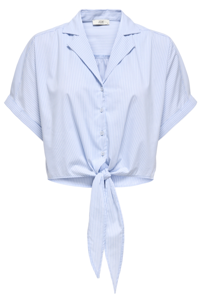 Jacqueline de Yong blauwe dames blouse | Vooraanzicht