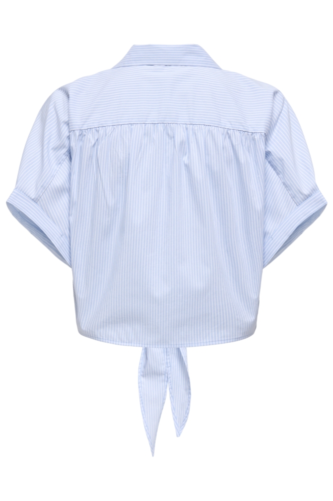 Jacqueline de Yong blauwe dames blouse | Achteraanzicht