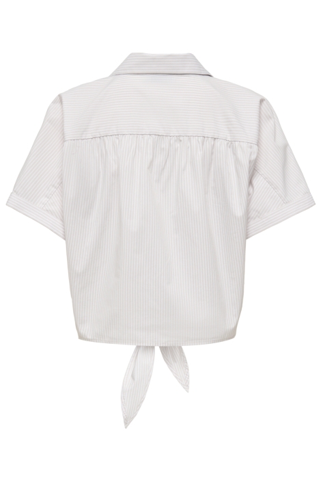 Jacqueline de Yong ecru dames blouse | Achteraanzicht