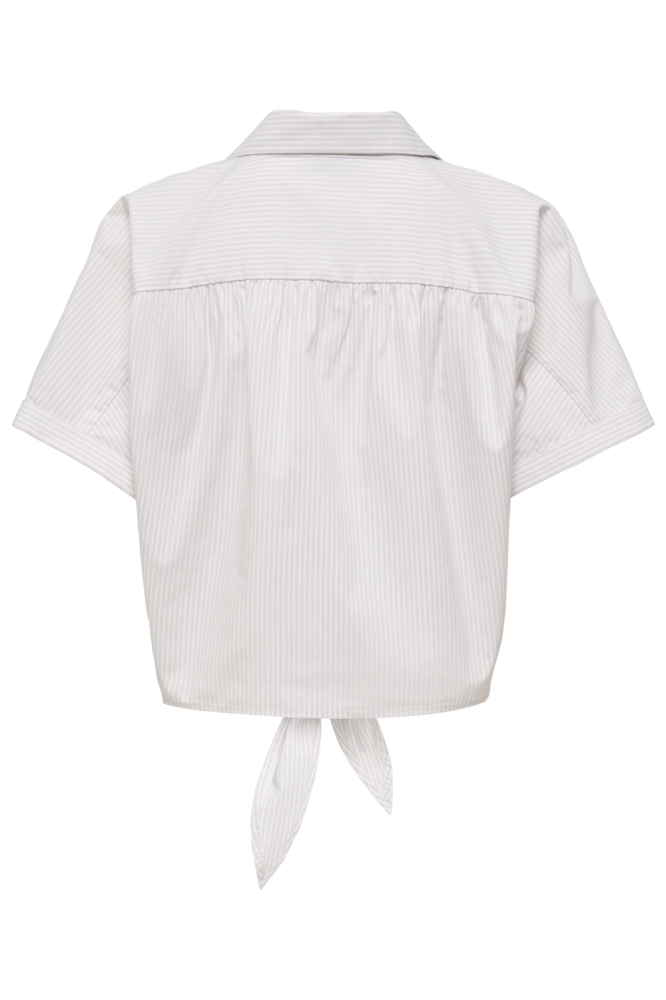 Jacqueline de Yong ecru dames blouse | Achteraanzicht