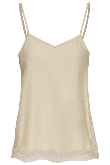 Jacqueline de Yong jdysoul s/l lace singlet wvn Ecru
