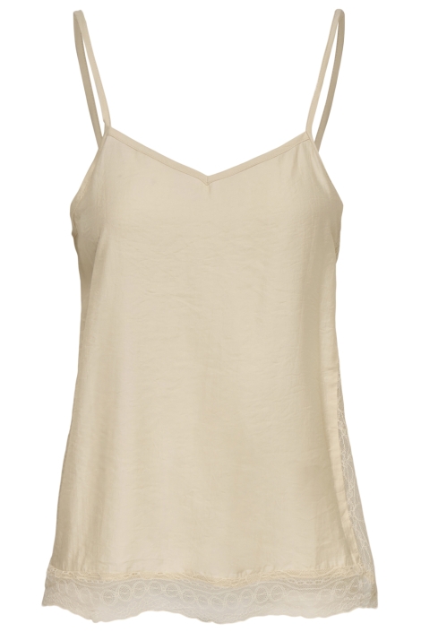 Jacqueline de Yong ecru dames top | Vooraanzicht