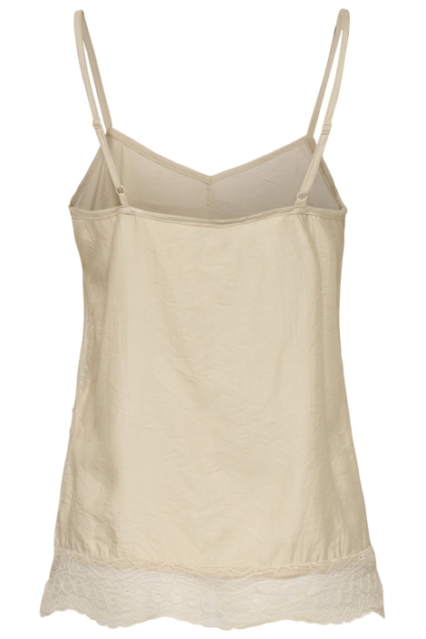 Jacqueline de Yong ecru dames top | Achteraanzicht