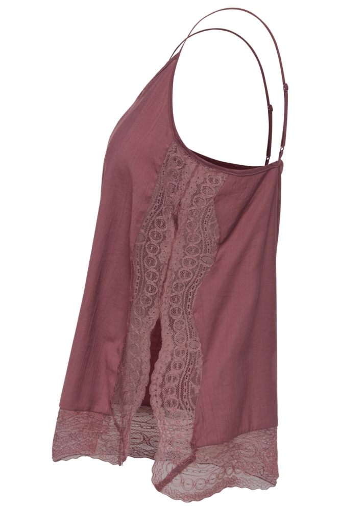 Jacqueline de Yong bordeaux dames top | Zijaanzicht