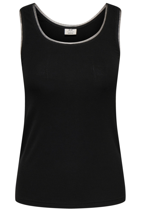 Jacqueline de Yong zwarte dames top | Vooraanzicht