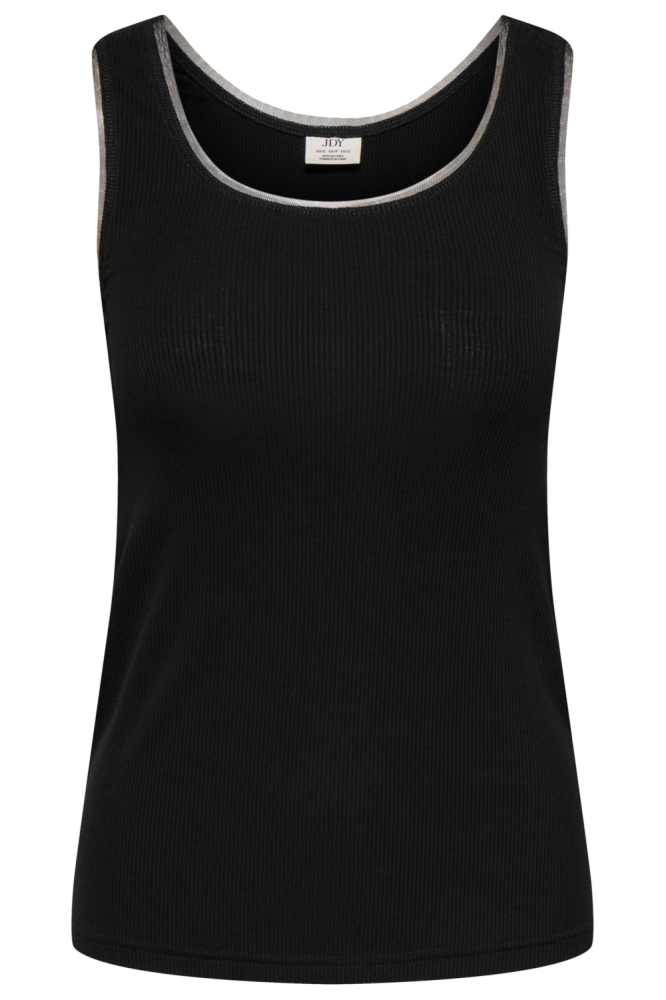 Jacqueline de Yong zwarte dames top | Vooraanzicht