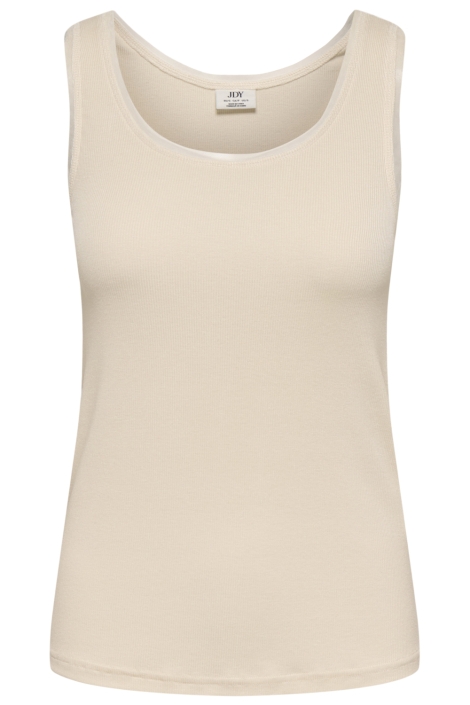 Jacqueline de Yong ecru dames top | Vooraanzicht