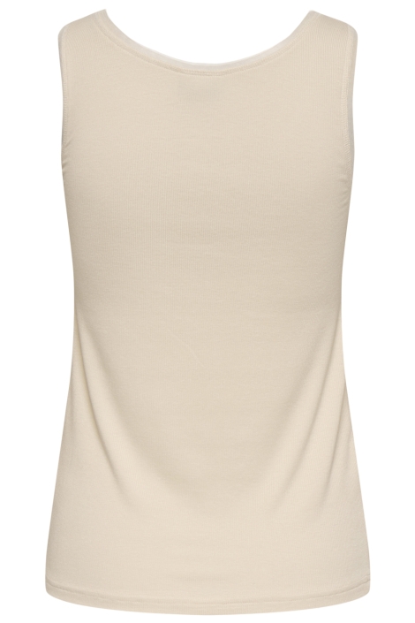 Jacqueline de Yong ecru dames top | Achteraanzicht