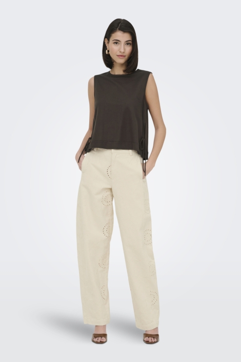 Jacqueline de Yong bruine dames top | Model