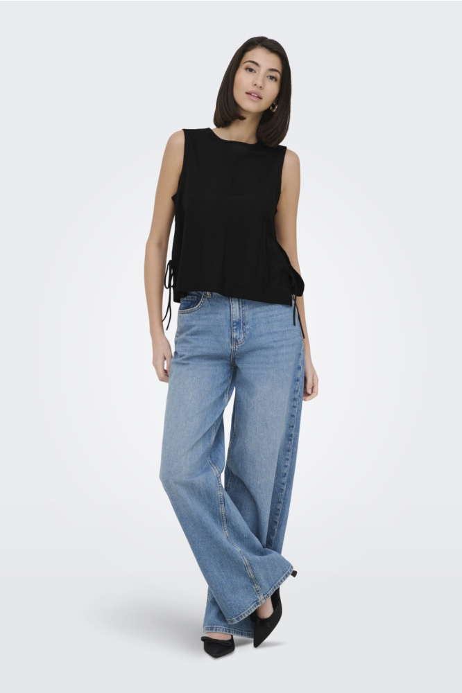 Jacqueline de Yong zwarte dames top | Model