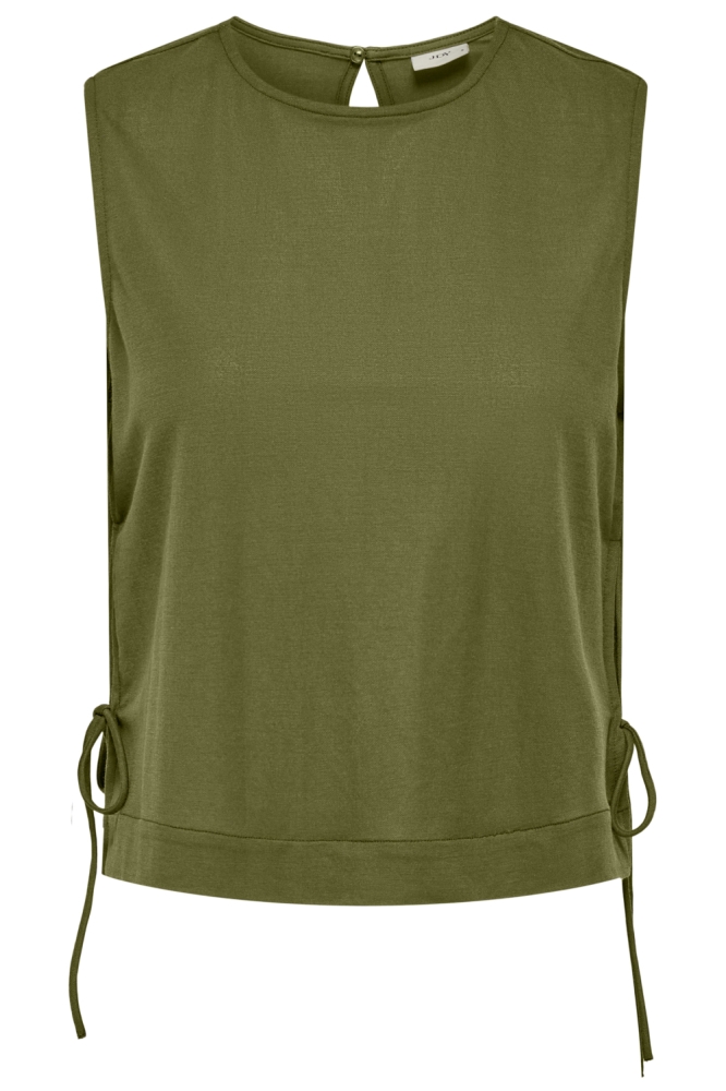 Jacqueline de Yong groene dames top | Vooraanzicht