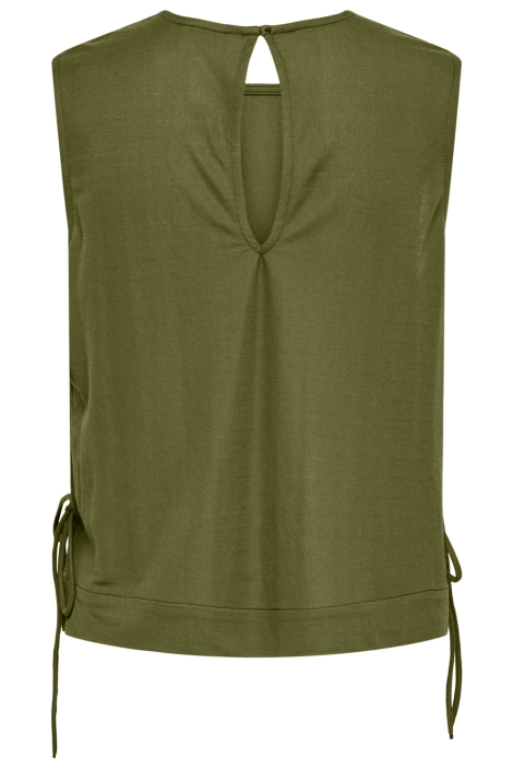 Jacqueline de Yong groene dames top | Achteraanzicht
