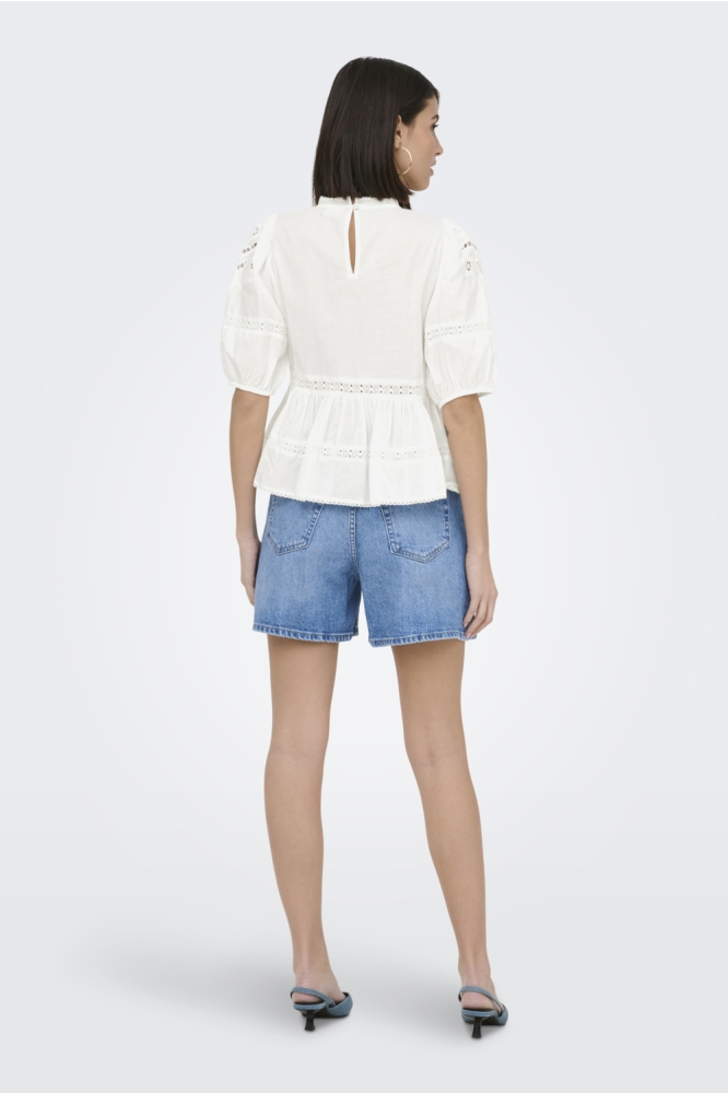 Jacqueline de Yong witte dames blouse | Model