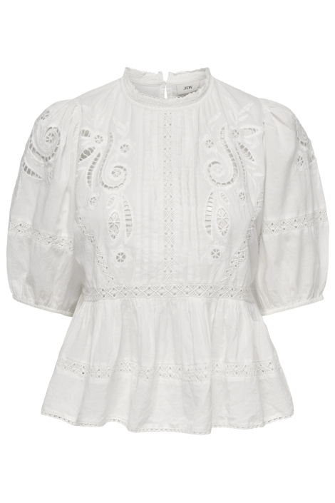 Jacqueline de Yong witte dames blouse | Vooraanzicht
