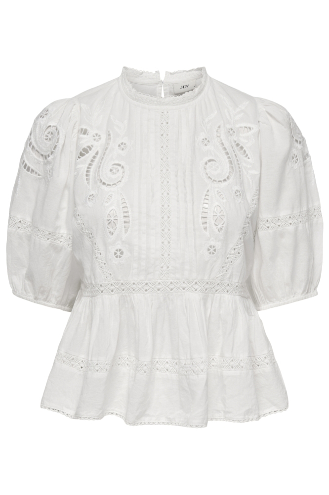 Jacqueline de Yong witte dames blouse | Vooraanzicht