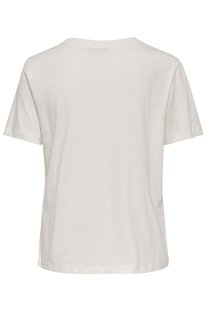 Jacqueline de Yong witte dames t-shirt | Achteraanzicht