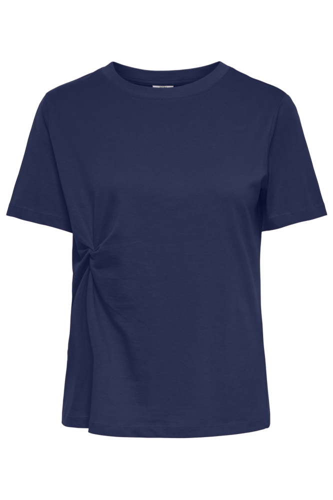 Jacqueline de Yong blauwe dames t-shirt | Vooraanzicht