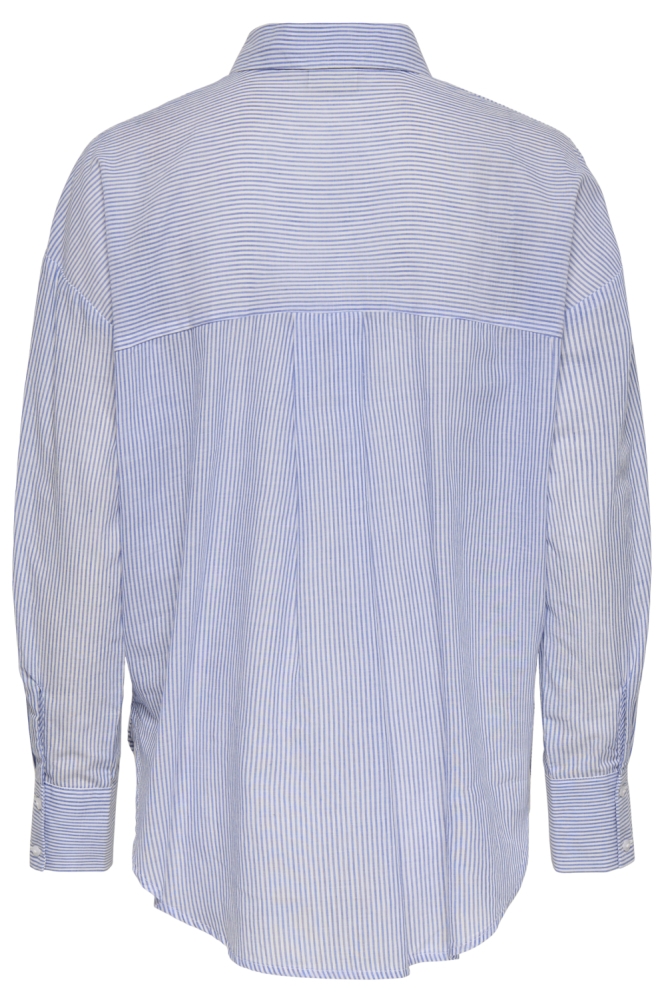 Jacqueline de Yong blauwe dames blouse | Achteraanzicht