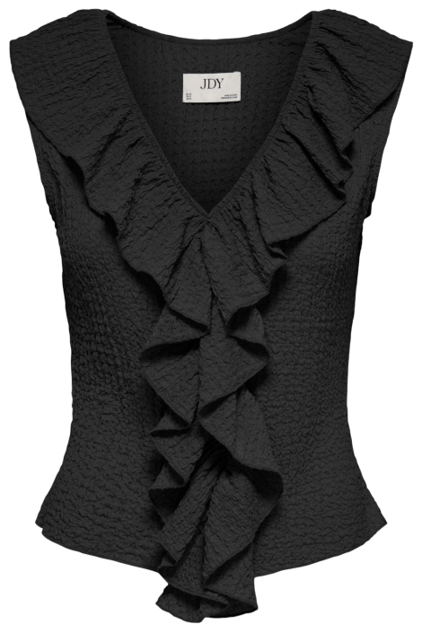 Jacqueline de Yong zwarte dames top | Vooraanzicht