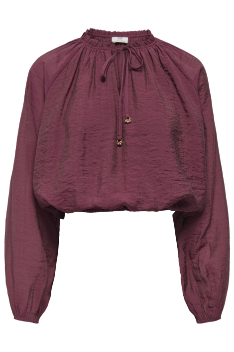 Jacqueline de Yong bordeaux dames blouse | Vooraanzicht