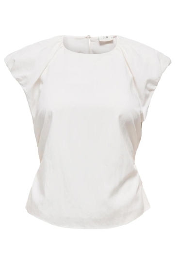 Jacqueline de Yong Top JDYTINA S/L FITTED OPEN BACK TOP WV 15374097 WHITE