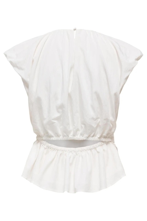 Jacqueline de Yong witte dames top | Achteraanzicht