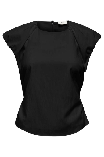 Jacqueline de Yong jdytina s/l fitted open back top wv Zwart